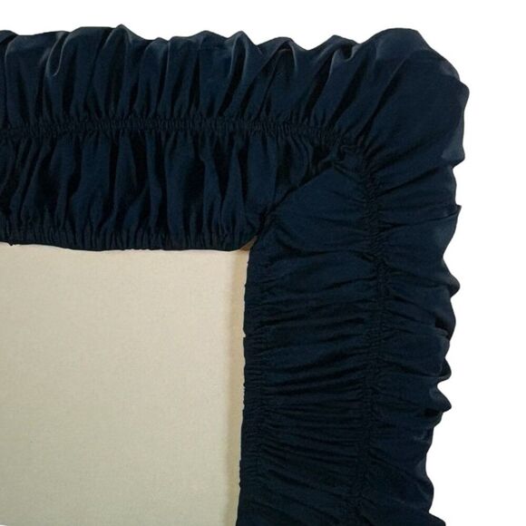 Twin Easy Fit Bed Ruffle Wrap Around Elastic Bed Skirt Easy Install Solid Royal - Picture 6 of 6